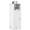 Bathroom Floor Cabinet Freestanding Narrow Bathroom Storage Organizer