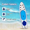 10FT Inflatable Stand up Paddle Board Surfboard SUP Board White+Blue