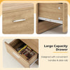 Bedroom Space-saving Night Chest of Drawers-Natural