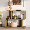 Tribesigns Narrow Console Table, 2 Tier Storage End Side Table, 80x30x65 cm
