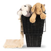 Storage Baskets Resin Wicker Woven Hamper Box Organiser Stairs Laundry UK