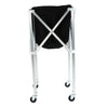 Foldable Tennis Ball Hopper Basket Cart Light Aluminum Alloy Trolley BA