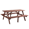 Picnic Table Set With 4 Seater Bench BBQ Beach Outdoor Deck Garden Park Wooden