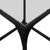 Nesting Coffee Tables 3 pcs with Transparent Glass Steel O3A0