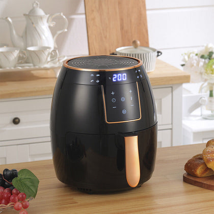 5.5L Air Fryer Touchscreen Digital Display Oil Free Low Fat Healthy Fryer Cooker