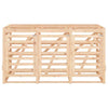 Triple Wheelie Bin Storage Solid Wood Pine M5S3