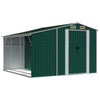 Lechnical Garden Shed Green 277x279x179 Galvanised Steel,Garden Storage W9C3