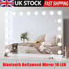 Bluetooth Hollywood Mirror Vanity Make Up Mirror with Lights 18 LED Table Mirror