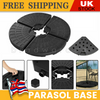 4 Piece Banana Heavy Garden Duty Cantilever Parasol Base Weights Umbrella UK