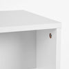 Dressing Table Set Makeup Desk w/ LED Mirror Stool 4 Drawers Vanity Table White