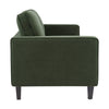 Dusk Soho Dark Olive Matte Velvet 3 Seater Sofa RRP £665