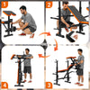Multi Function Weight Bench Adjustable Training Gym Fitness Lifting Barbell Rack