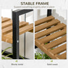3 Tiered Plant Stand Rack with Hanging Hooks for Indoor Outdoor