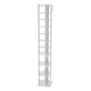 10 Tier Narrow Shoe Rack Wooden Shoe Shelf Vertical Tall Slim Storage Organizer