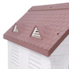 Weatherproof Indoor Outdoor Plastic Pet Puppy Dog House Dog Kennel Shelter Home