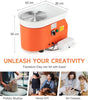 CREWORKS 350W Electric Pottery Wheel, 25cm Turntable Potter's Wheel for Kids