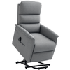Power Lift Recliner Electric Reclining Chair with Remote Grey