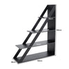 4 Tiers Triangle Ladder Shelf Bookshelf Bookcase Free Standing Display Rack Wood