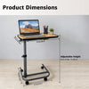 Ergonomic Overbed Laptop Table – Multi-Angle Tilting Desktop with Safety Barrier
