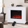 30" Electric Fireplace Inset Fire Surround Suite LED Flame Stove Remote Control
