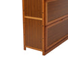 3 Drawer 5 Tiers Shoe Cabinet Footwear Rack with Flip Doors for Hallway Entryway