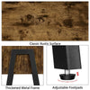 3-Tier Sofa Side End Table Stackable Bedside Table with Metal Frame for Bedroom