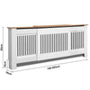 Modern Radiator Cover Small Large Wall Cabinet MDF Slats Wood Grill Furniture