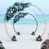 Wedding Square/Round/Arched Door Backdrop Stand Flowers Display Frame Metal Rack