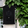 Large Vintage Outdoor Lockable Letter Post Box Mailbox Wall Mounted Secure Mail