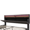 Super King Size Bed, 6ft Upholstered Ottoman Bed Frame with Storage Headboard