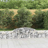 Arched Gabion Baskets 8 pcs 300x30x40/60 cm Galvanised Iron