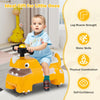 Ride on Toy Baby Dinosaur Sliding Car with Horn Music Lights Yellow
