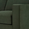 Dusk Soho Dark Olive Matte Velvet 2 Seater Sofa RRP £809