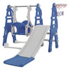 Kids Slide Toddler Climber Swing Set Basketball Playground Toy Indoor & Outdoor