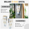 Modern Crystal Wall Lamp Sconce Light for Bedroom Living Room Kitchen Hallway