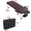 Portable Folding Massage Table Spa Salon Beauty Bed Therapy Couch 3 Section UK