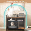 Modern Cat Furniture Pet Crate Cat Litter Box Enclosure Hidden Cat Washroom