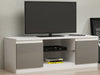 Modern TV Unit Cabinet TV Stand - Matt Body & High Gloss Doors LED Light Option