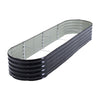 Galvanised Raised Bed Garden Outdoor Elevated Planter Box, Oval/L Shape/Ladder