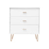 Fishe & Lilly Monroe Solid Wood White Chest of 3 Drawers RRP £799