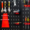 Wall-Mounted Tool Organize Set Pegboard Garage Storage Holder Wrench Set Rack