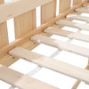 Single Kids Elevated Bed Frame Solid Wood Children Sleeping House High Bedstead