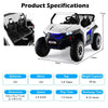 2-Seater Kids Ride on UTV Children 12V Battery Electric Car w/ Remote Control