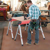 Heavy Duty Saw Horses 2 x 4 Support Arms & Flip-down Pegs