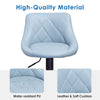 Set of 2 Barstool Kitchen Breakfast Swivel Pub Counter Gas Lift PU Leather Chair