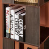 190cm Rotating Bookcase, Freestanding Bookshelf for Living Room, Corner Bookcase