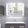 Illuminated LED Bathroom Mirror Cabinet With Demister Sensor Shaver Socket