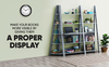 Grey Corner Bookcase Ladder Shelving Unit 5 Tier Storage Display Stand Bookshelf