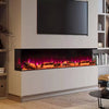 Electric Fireplace 12 Media Flame Insert LED Panoramic Living Room Heater