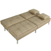 Modern Fabric Sofa Bed 3 Seater Click Clack Living Room Recliner Couch Sofa Grey